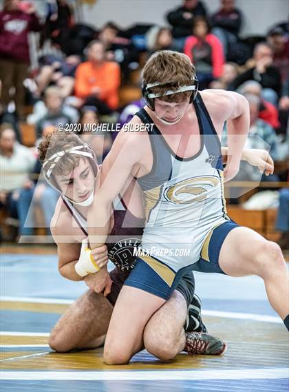 Thumbnail 2 in Section VI Class C&D Championship Wrestling Tournament photogallery.