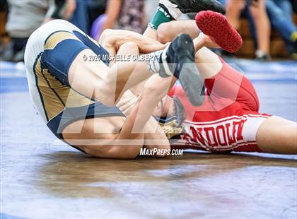 Thumbnail 3 in Section VI Class C&D Championship Wrestling Tournament photogallery.