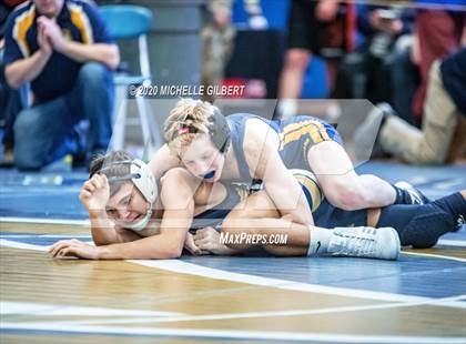 Thumbnail 3 in Section VI Class C&D Championship Wrestling Tournament photogallery.