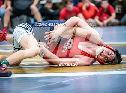 Thumbnail 2 in Section VI Class C&D Championship Wrestling Tournament photogallery.
