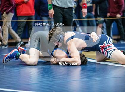 Thumbnail 2 in Section VI Class C&D Championship Wrestling Tournament photogallery.