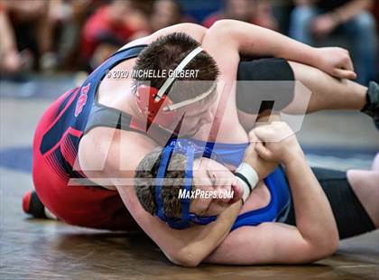 Thumbnail 3 in Section VI Class C&D Championship Wrestling Tournament photogallery.