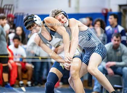 Thumbnail 2 in Section VI Class C&D Championship Wrestling Tournament photogallery.