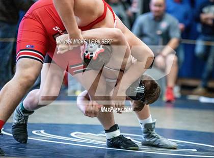 Thumbnail 3 in Section VI Class C&D Championship Wrestling Tournament photogallery.