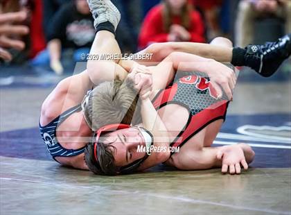 Thumbnail 2 in Section VI Class C&D Championship Wrestling Tournament photogallery.