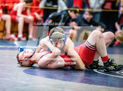 Thumbnail 3 in Section VI Class C&D Championship Wrestling Tournament photogallery.
