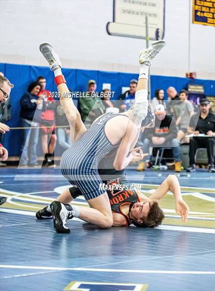 Thumbnail 2 in Section VI Class C&D Championship Wrestling Tournament photogallery.
