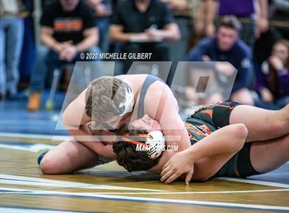 Thumbnail 1 in Section VI Class C&D Championship Wrestling Tournament photogallery.