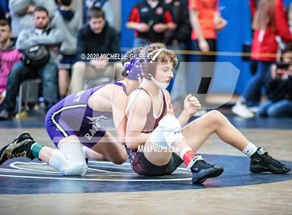 Thumbnail 3 in Section VI Class C&D Championship Wrestling Tournament photogallery.