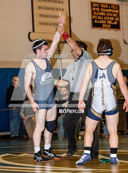 Thumbnail 3 in Section VI Class C&D Championship Wrestling Tournament photogallery.