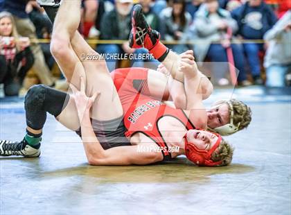 Thumbnail 2 in Section VI Class C&D Championship Wrestling Tournament photogallery.