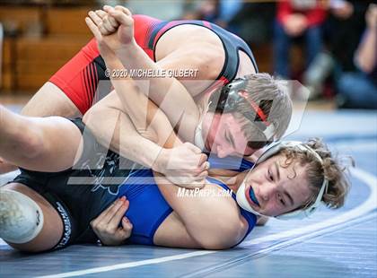 Thumbnail 3 in Section VI Class C&D Championship Wrestling Tournament photogallery.