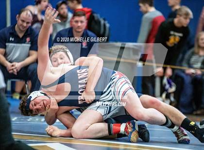 Thumbnail 3 in Section VI Class C&D Championship Wrestling Tournament photogallery.