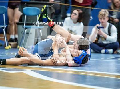 Thumbnail 2 in Section VI Class C&D Championship Wrestling Tournament photogallery.