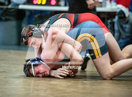 Thumbnail 3 in Section VI Class C&D Championship Wrestling Tournament photogallery.