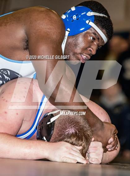 Thumbnail 1 in Section VI Class C&D Championship Wrestling Tournament photogallery.