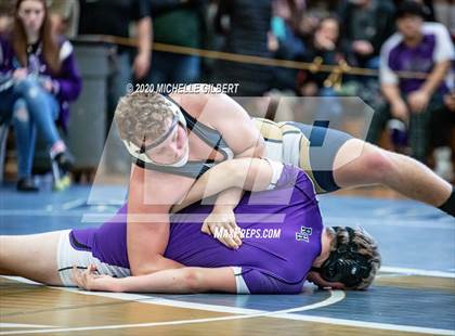 Thumbnail 2 in Section VI Class C&D Championship Wrestling Tournament photogallery.