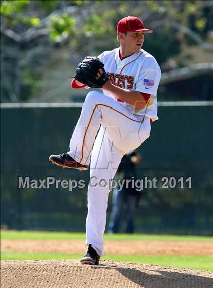 Thumbnail 2 in Edison @ Orange Lutheran (CIF SS D1 Playoffs) photogallery.