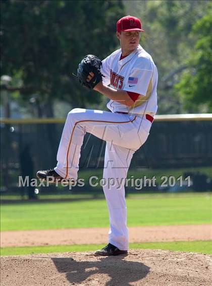 Thumbnail 1 in Edison @ Orange Lutheran (CIF SS D1 Playoffs) photogallery.