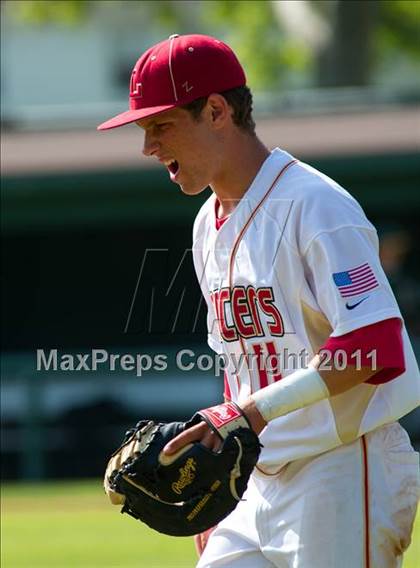 Thumbnail 2 in Edison @ Orange Lutheran (CIF SS D1 Playoffs) photogallery.