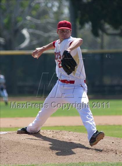 Thumbnail 1 in Edison @ Orange Lutheran (CIF SS D1 Playoffs) photogallery.