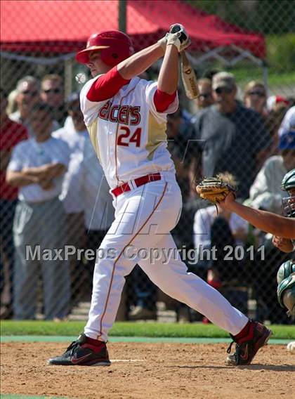 Thumbnail 1 in Edison @ Orange Lutheran (CIF SS D1 Playoffs) photogallery.