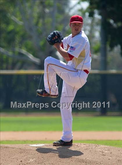 Thumbnail 2 in Edison @ Orange Lutheran (CIF SS D1 Playoffs) photogallery.