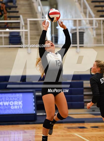 Thumbnail 1 in Madison vs Steele (NISD Volleyball Tournament) photogallery.