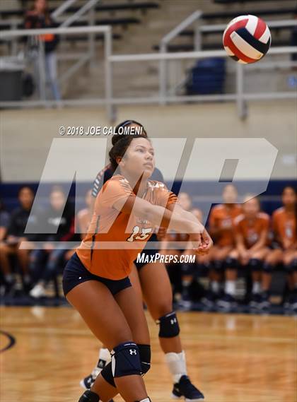 Thumbnail 2 in Madison vs Steele (NISD Volleyball Tournament) photogallery.