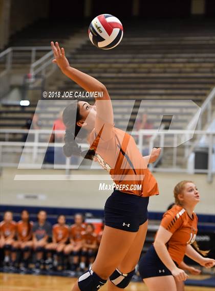 Thumbnail 2 in Madison vs Steele (NISD Volleyball Tournament) photogallery.