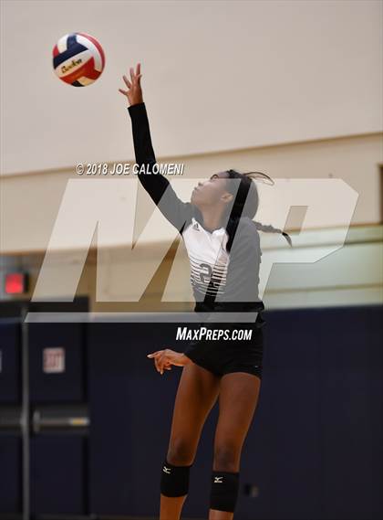 Thumbnail 3 in Madison vs Steele (NISD Volleyball Tournament) photogallery.