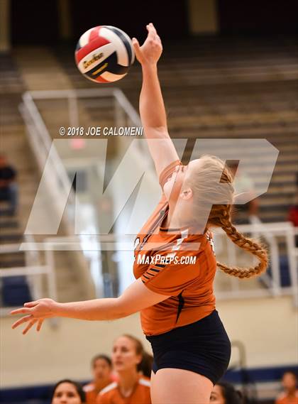 Thumbnail 3 in Madison vs Steele (NISD Volleyball Tournament) photogallery.