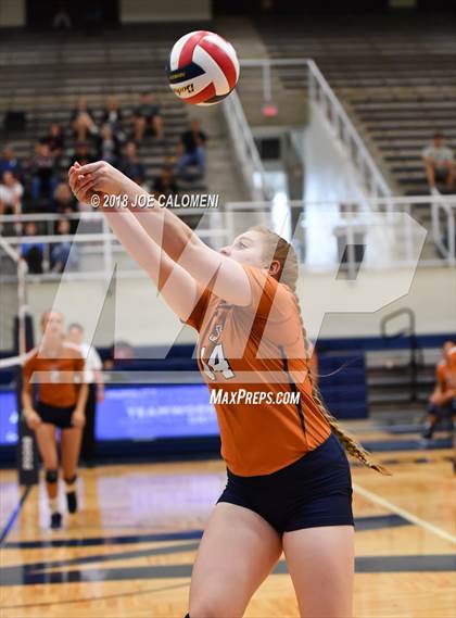 Thumbnail 3 in Madison vs Steele (NISD Volleyball Tournament) photogallery.