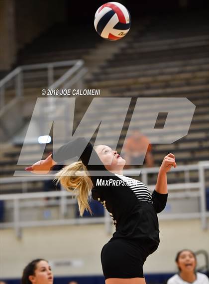 Thumbnail 1 in Madison vs Steele (NISD Volleyball Tournament) photogallery.