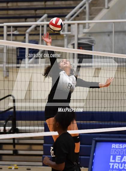 Thumbnail 2 in Madison vs Steele (NISD Volleyball Tournament) photogallery.