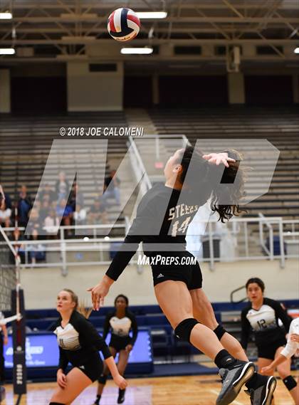 Thumbnail 1 in Madison vs Steele (NISD Volleyball Tournament) photogallery.