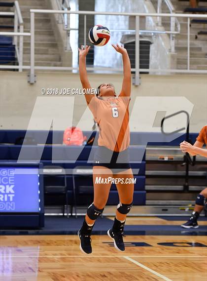 Thumbnail 2 in Madison vs Steele (NISD Volleyball Tournament) photogallery.