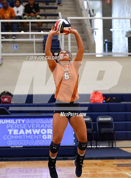 Thumbnail 1 in Madison vs Steele (NISD Volleyball Tournament) photogallery.