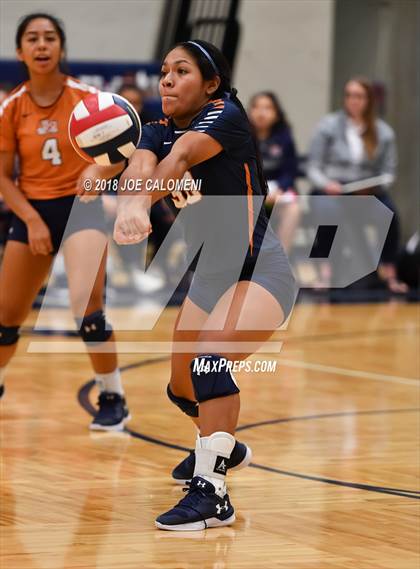 Thumbnail 1 in Madison vs Steele (NISD Volleyball Tournament) photogallery.