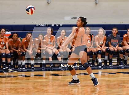 Thumbnail 1 in Madison vs Steele (NISD Volleyball Tournament) photogallery.