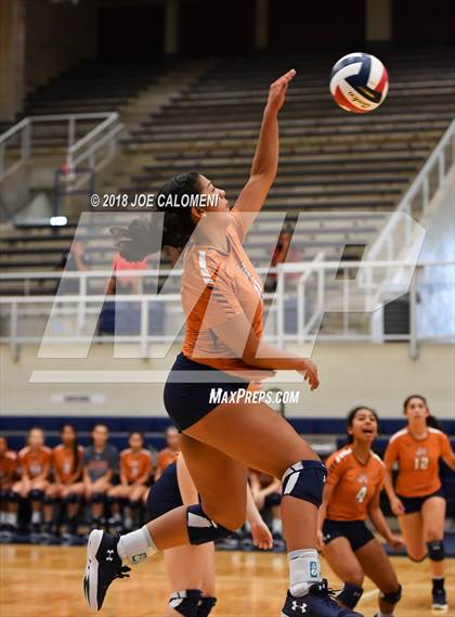 Thumbnail 1 in Madison vs Steele (NISD Volleyball Tournament) photogallery.