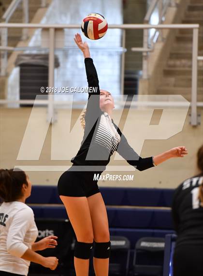 Thumbnail 1 in Madison vs Steele (NISD Volleyball Tournament) photogallery.