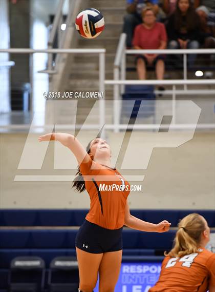 Thumbnail 1 in Madison vs Steele (NISD Volleyball Tournament) photogallery.