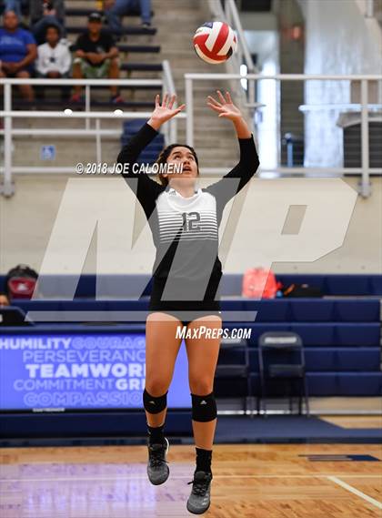 Thumbnail 3 in Madison vs Steele (NISD Volleyball Tournament) photogallery.