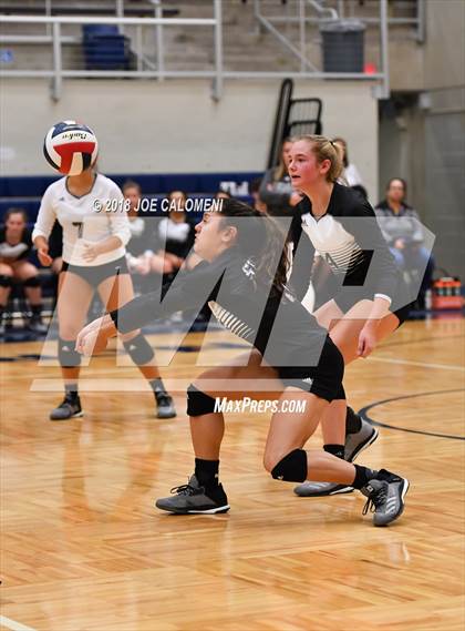Thumbnail 1 in Madison vs Steele (NISD Volleyball Tournament) photogallery.