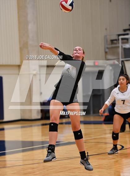 Thumbnail 3 in Madison vs Steele (NISD Volleyball Tournament) photogallery.