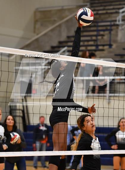 Thumbnail 1 in Madison vs Steele (NISD Volleyball Tournament) photogallery.