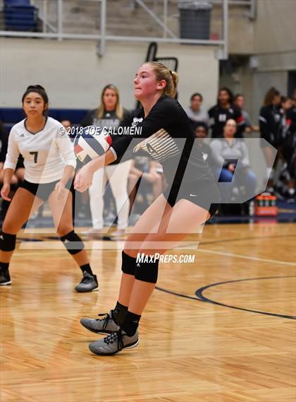 Thumbnail 3 in Madison vs Steele (NISD Volleyball Tournament) photogallery.