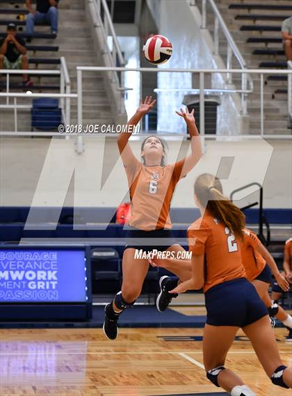 Thumbnail 2 in Madison vs Steele (NISD Volleyball Tournament) photogallery.