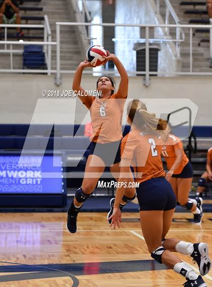 Thumbnail 3 in Madison vs Steele (NISD Volleyball Tournament) photogallery.